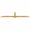 Ekena Millwork Eugene Rough Sawn Timber Gable Bracket, Western Red Cedar, 108"W x 18"H x 4"D x 4"F, 4/12 Pitch GBW108X18X0404EUG00RWR - alternate 1